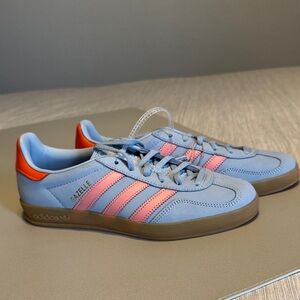 Adidas Gazelle Sneakers Wonder Blue/Solar Orange/Gum 3 women’s 8